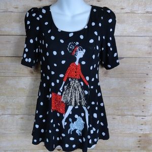 Nvzhuang Short-Sleeve Top - Size 2